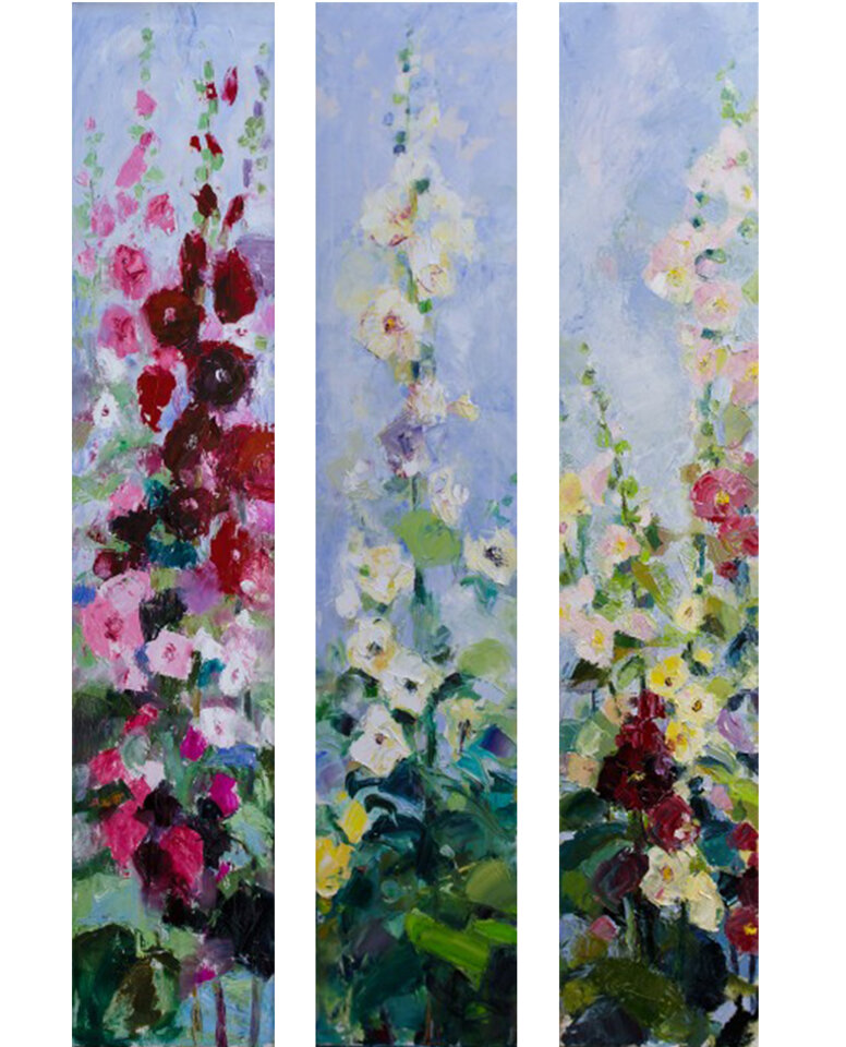Anita Voigt - Stockrosen I - III