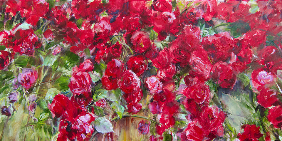 Anita Voigt - Rosensommer hinterm Atelier