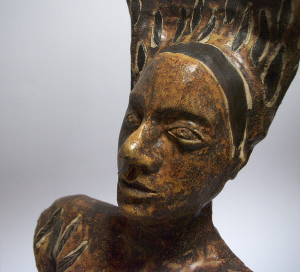 Anita Voigt - Detail Weidenfrau