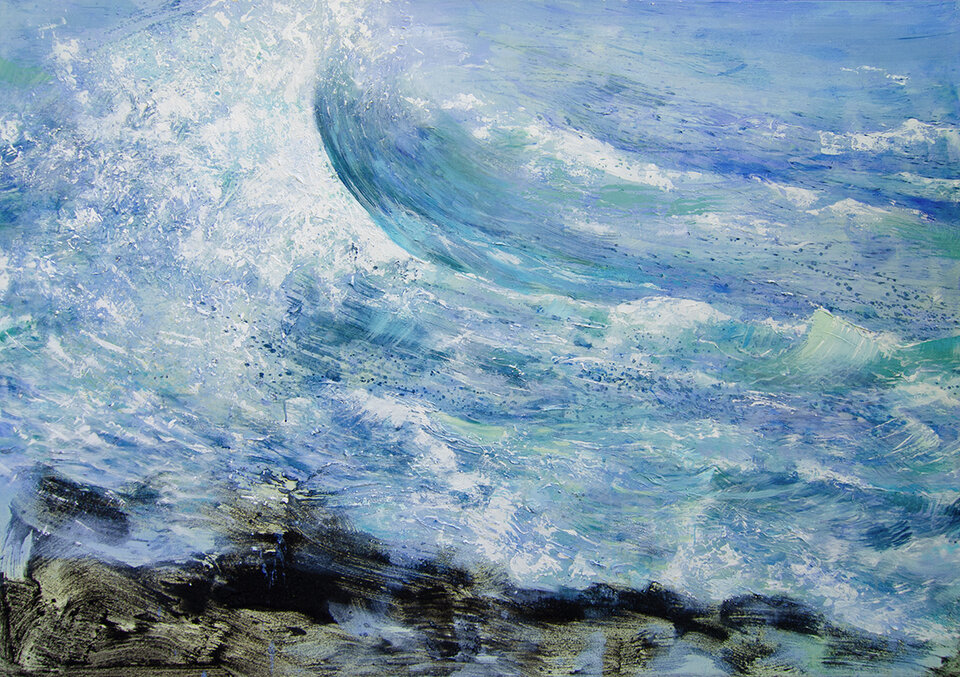 Anita Voigt: Wellen VIII / Brandung