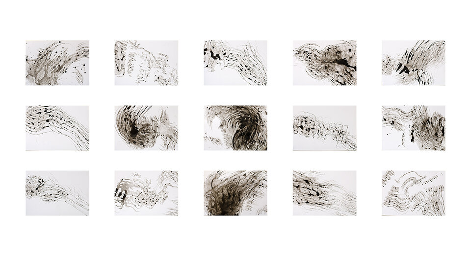 Anita Voigt: Serie 1 Bewegung / Wasser