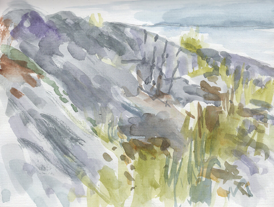 Anita Voigt: Am Fjord II