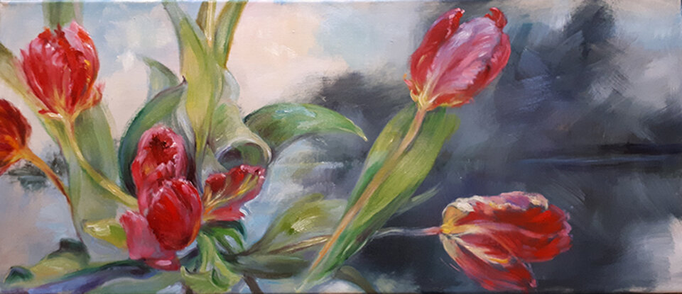 Anita Voigt - Rote Tulpen