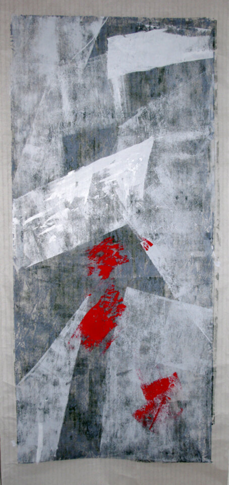 Anita Voigt - Eis auf der Elbe / Japanpapier