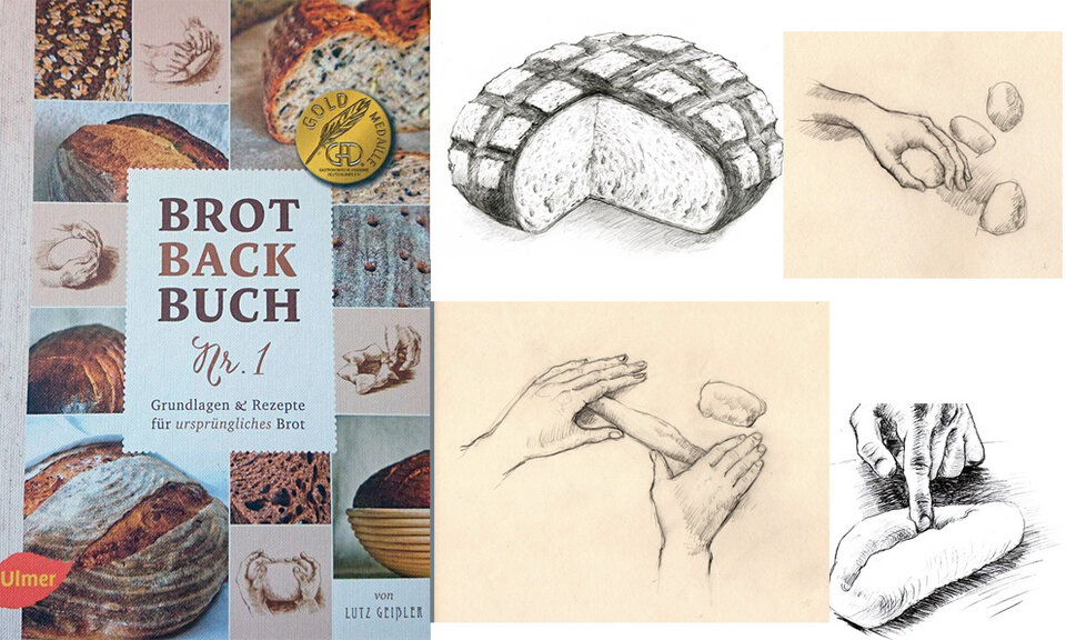 Anita Voigt: Brotbackbuch Nr. 1 Lutz Geißler / Illustrationen