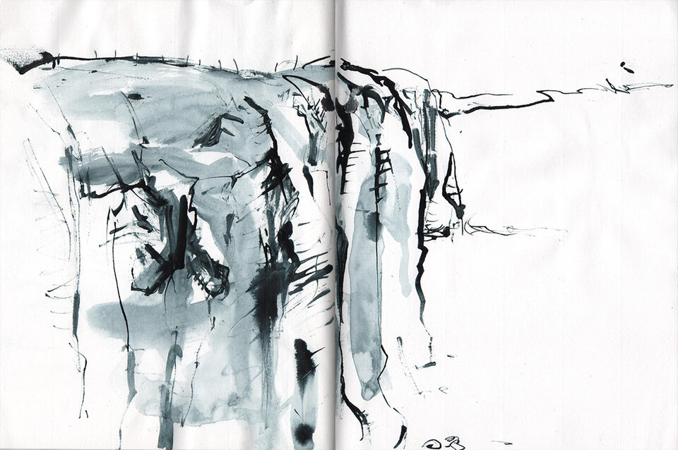Anita Voigt: Steilküste bei Etretat