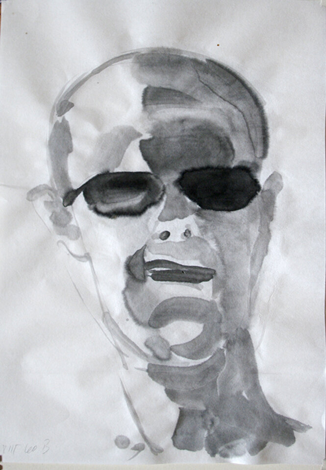 Anita Voigt: L.B. mit Sonnenbrille