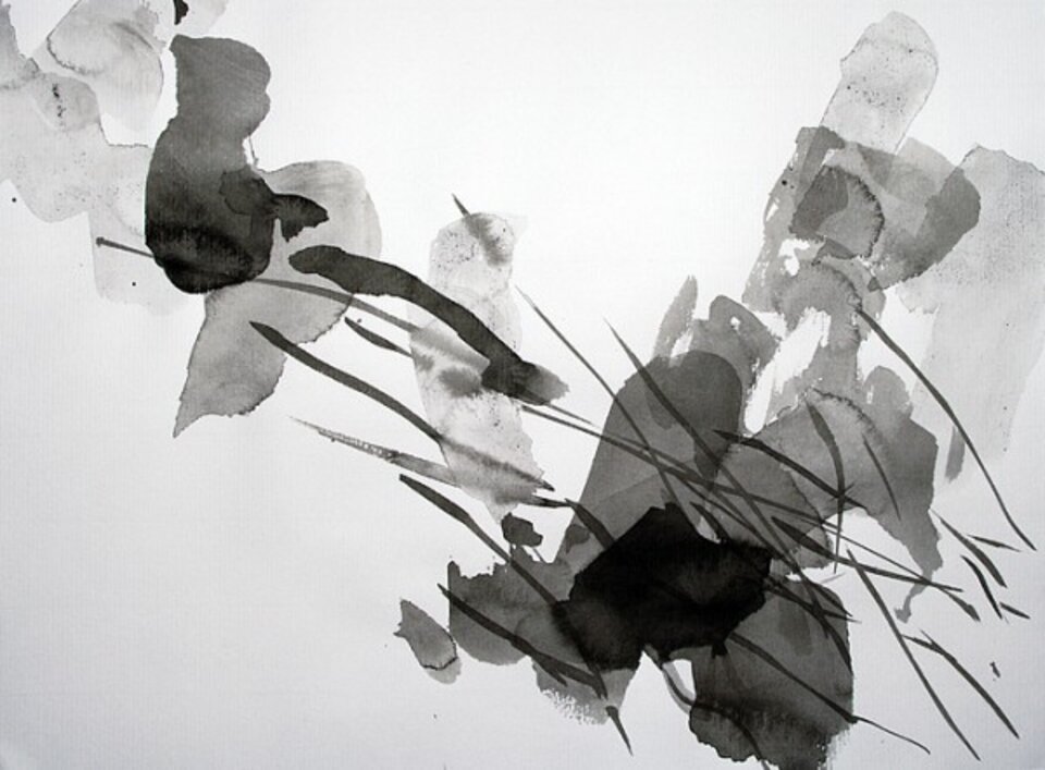 Anita Voigt: Steine im Wasser III  
