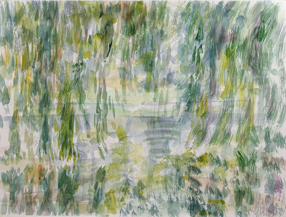 Anita Voigt: August am See bei Moritzburg