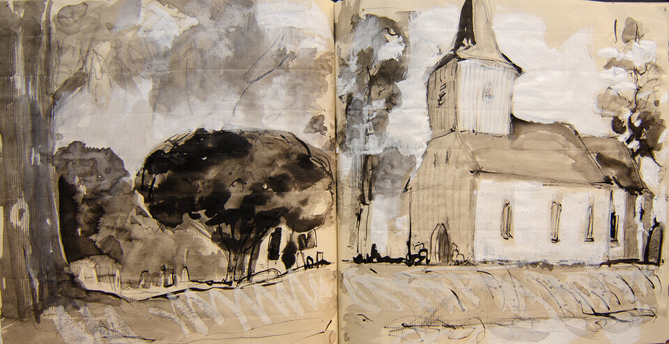 Anita Voigt: Dorfkirche Groß Zicker