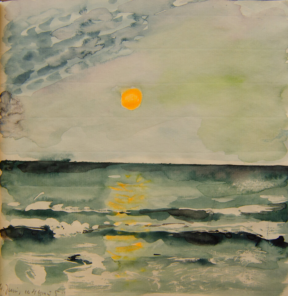 Anita Voigt: Sonnenaufgang bei Thiessow